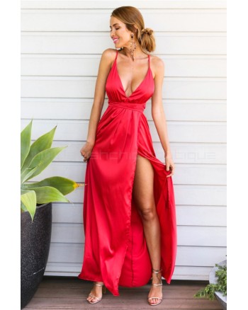 Catwalk Maxi Dress Brick